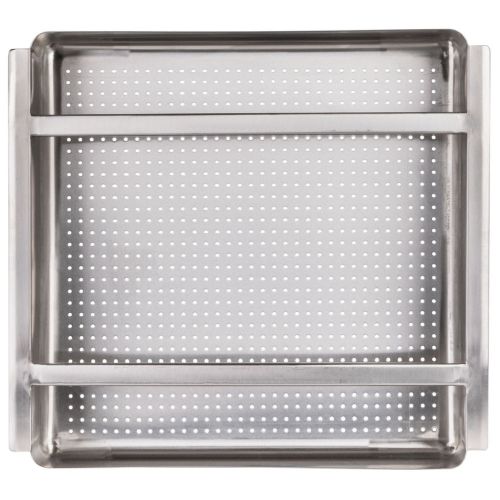 Regency 19 1/2&#034; x 19 1/2&#034; x 4&#034; silver stainless steel scrap / pre-rinse basket for sale