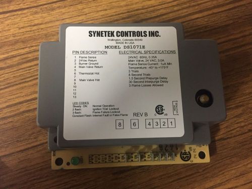 SYNETEK CONTROLS 24V IGNITION KIT DS3-A, DS1071E, ADC, ALLIANCE LAUNDRY SYSTEMS