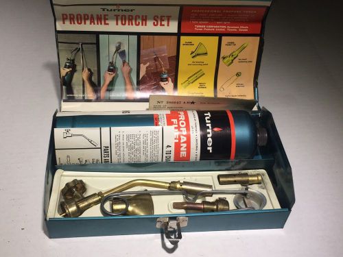 Vintage TURNER BRASS PROPANE  Torch Flame Kit HT511