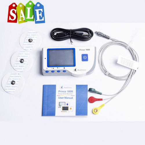 HEAL PC-80B Handheld Color ECG EKG Portable Heart Monitor Electrocardiogra Sale