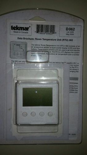 Tekmar D 062 Room Temperature Unit (RTU) - Display,