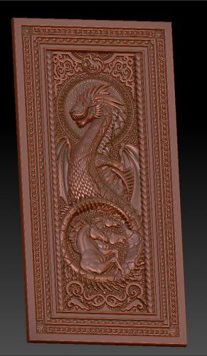 3d stl model Game of throns for CNC Router mill - VECTRIC RLF ARTCAM