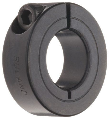 Ruland CL-8-F One-Piece Clamping Shaft Collar, Black Oxide Steel, .500&#034; Bore, 1