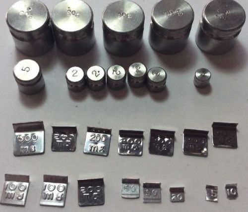 Lot of 1 Replacement Troemner Calibration Weight 20mg Parting Incomplete Set