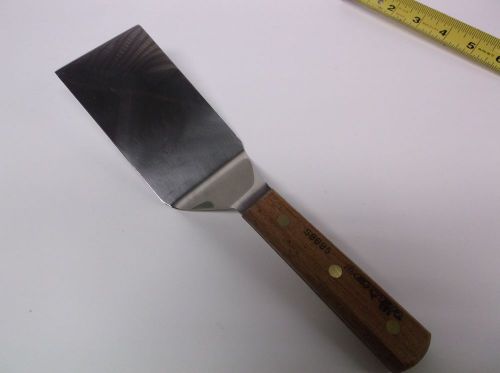 Dexter s8695 wood hndl 5x3 steel spatula grill turner burger flipper for sale