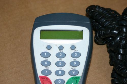 Hypercom S9 Pin Pad Terminal &amp; Cable for Debit Card Keypad Transactions Pinpad