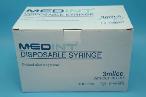 Medint Desposal Syringe 3ml 100 pcs