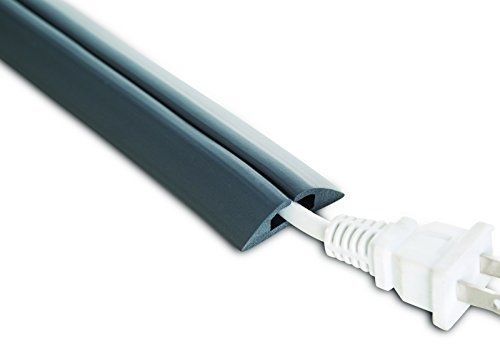 UT Wire UTW-CPM5-GY Compact Cord Protector with Single Channel, 5&#039;, Grey