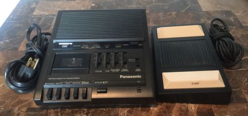 Panasonic Microcassette Transcriber RR-930 Foot Pedal RP-2692 office recorder