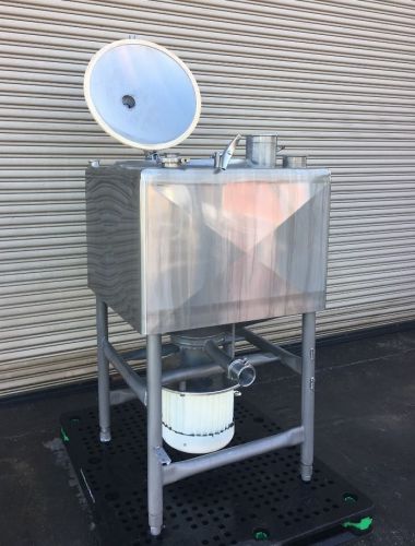 Breddo 100 Gallon Stainless Dairy Likwifier, Processing Mixing Tank Machinery
