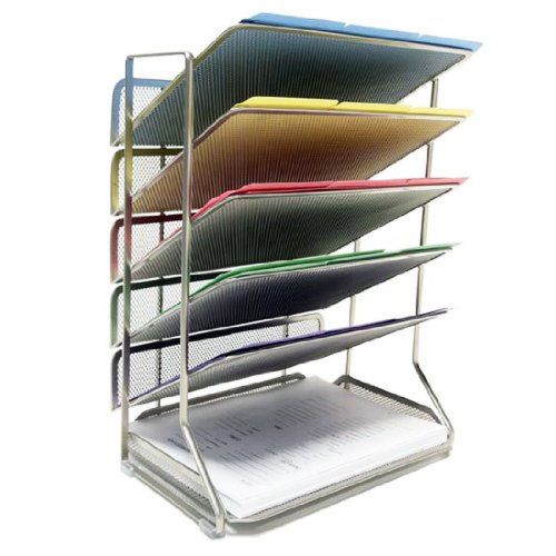 Seville classics office desk organizer letter size mesh 6-trays 6 tray - letter for sale