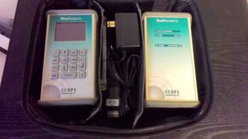 Scope Communications WireScope 155 and DualRemote 155 For Parts or Repair
