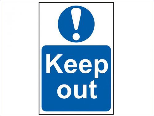 Scan - keep out - pvc 400 x 600mm for sale