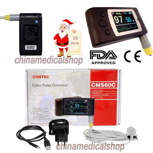 US Seller handheld pulse oximeter oxygen saturation pulse rate SpO2 PC software