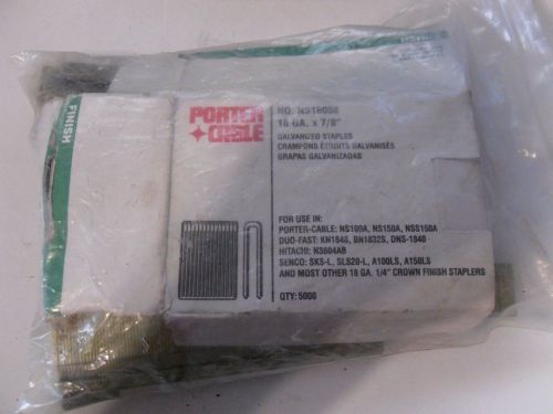 Porter Cable 18 GA x 7/8&#034; Staples brocken pack see picture 3.5 lbs total