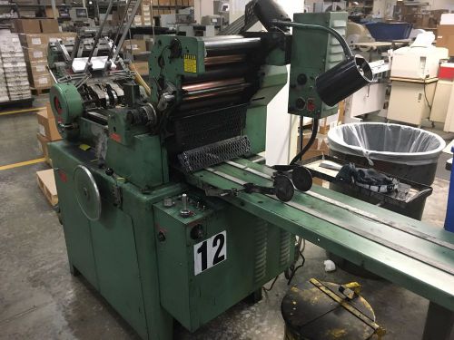 Halm Jet Press, Platemaker and Plateburner