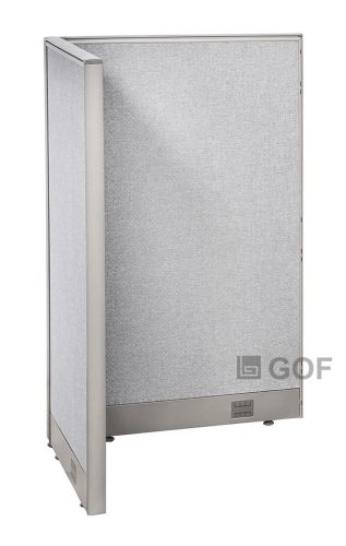 Gof l-shaped freestanding partition 30dx30wx48h / office,room divider 2.5&#039;x2.5&#039; for sale