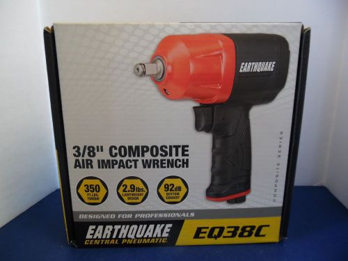 Central Pneumatic 3/8 Air Impact Wrench Earthquake EQ38C NEW   K399