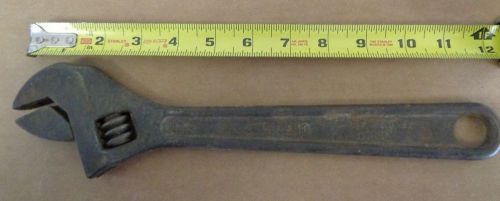 VINTAGE CRESCENT Tool Co. 12&#034; Drop Forged Steel Adjustable Wrench Jamestown N.Y.