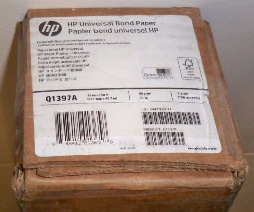 2 NEW BOXES! Q1397A HP Universal Bond Paper 21 lb 36&#034; x 150&#039; WE SHIP OR U PICKUP