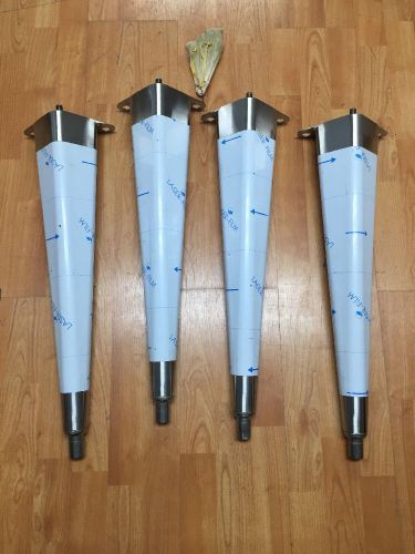 Blodgett 25&#034; Adjustable Stainless Steel Legs w/Feet (#8598) - Set of 4