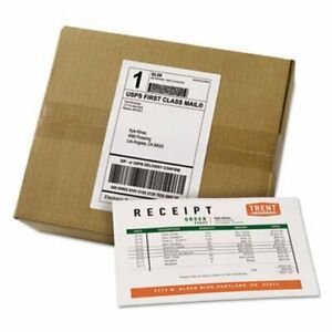 Avery Shipping Labels with Paper Receipt Bulk Pack, White, 100 Labels (AVE27900)
