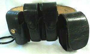 Police Officer Security Guard Service Belt w ASP Blocker Aker Speed Accessories