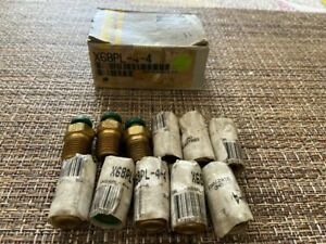 Parker FLUID CONNECTORS X68PL-4-4 1/4&#034; Male Tubing Brass Fitting 11 UNIT