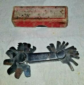 VINTAGE LS STARRETT #6 SCREW PITCH GAGE