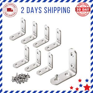 Corner Braces Stainless Steel Brackets Heavy Duty Metal Joint Right Angle Woods
