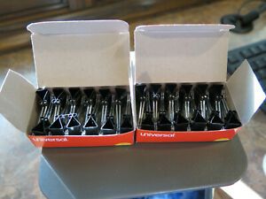 Black BInder Clips SMALL Universal NEW HOME OFFICE 12/Box x 2 Boxes UNV 10200