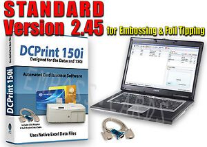 NOTEBOOK + DCPrint 150i STANDARD Card Software BUNDLE for Datacard 150i Embosser