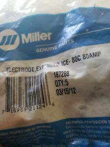 Miller 187288 Electrode,Extended Ice- 80C 80Amp. (4) Electrodes