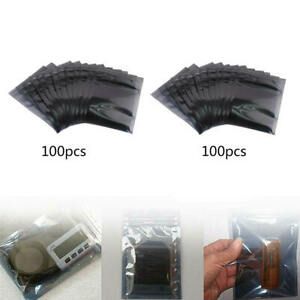 100pcs Anti-Static Shielding Zip Lock Bag Self Seal Storage Bags 6*9CM 7*11CM