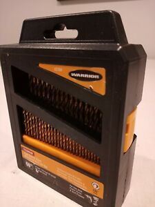 WARRIOR 60 PC TITANIUM NITRIDE HIGH SPEED STEEL NUMBERED DRILL BIT SET SIZE 1-60