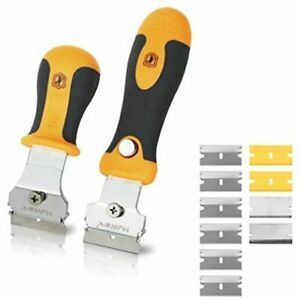 Multi-Purpose Mini Razor Scraper Set With Protective Blade Cover And 10pcs Extra