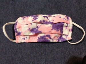Child Tie Dye Pink Purple Cloth Face Mask Old Navy