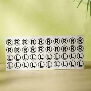 Clear Clothing Size Stickers Left And Right Sign Stickers - O1N2