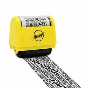 Wide Roller Stamp Identity Theft Stamp 1.5 Inch Perfect for Privacy