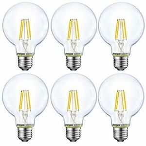 Energetic Lighting Dimmable LED Edison Light Bulb G25 G80 Globe Bulb 60W Equi...