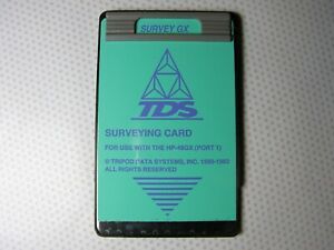 TDS SURVEY GX Surveying Card for use with the HP-48GX