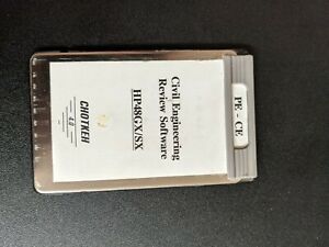 CHOTKEH Used PE-CE Civil Engineering Review Software for HP48GX/SX WITH MANUAL!