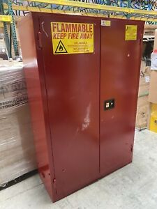 JAMCO BN 72 gal Paint and Ink Cabinet Manual Safety Cabinet Door 65&#034; x 43&#034; x 18&#034;