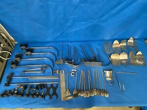 Pilling Surgical Poly-Tract Retractor Components w/  Nathanson Liver Retractor
