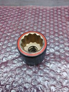 Used CEMENTEX 1-1/8&#034; Insulated Socket, 3/8&#034; Drive,12-pt