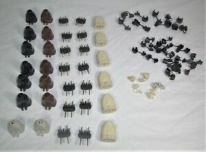LOT, AC PLUGS, MALE &amp; FEMALE, STRAIN RELIFES,  NOS