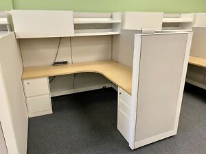 Used Office Cubicles, Steelcase Answer 6x6 Cubicles