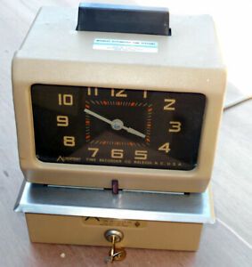 Acroprint 125ER3 Heavy Duty Manual Time Recorder for Model - 125ER3, Tan