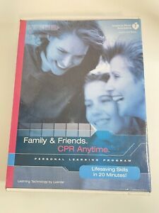 NEW In Box Learn CPR With Family and Friends CPR Anytime Mini Manikin DVD Kit!