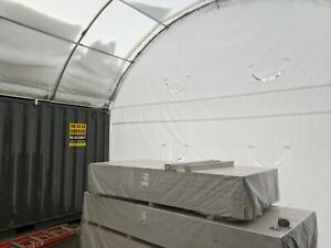 END WALL (VENTED) for 20x20 / 20x40 Conex Container Mounted Canopy Shelter